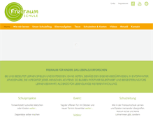 Tablet Screenshot of freiraumschule.at